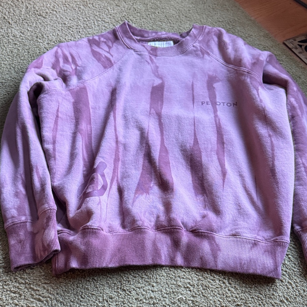 Peloton Lavender Tie-Dye Crewneck